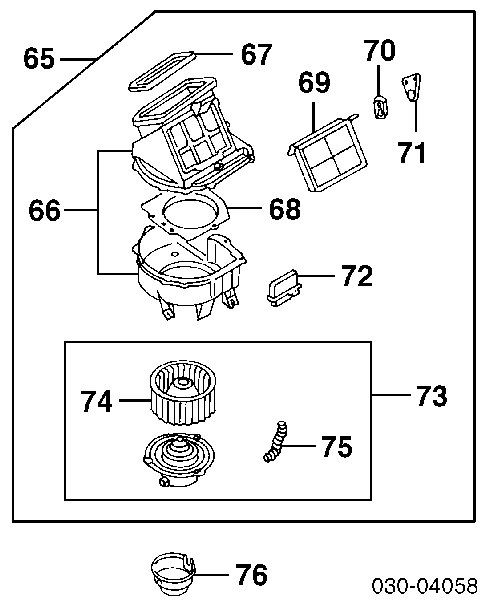 Rodete ventilador, Calefacción (con motor eléctrico) para Nissan Prairie (M11)