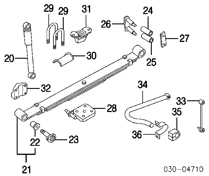 550208Z900 Nissan ballesta trasera