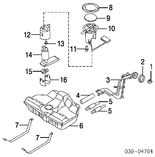 67925 Bosch elemento de turbina de bomba de combustible