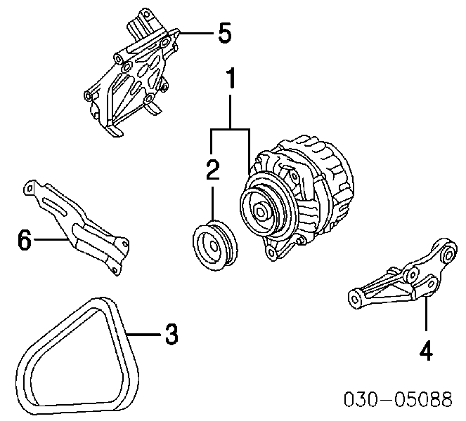 231001Z600R Nissan alternador