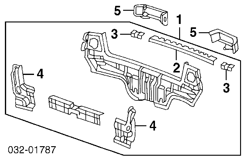 Protector para foco trasero izquierdo para Honda Civic (EJ9, EK3/4)