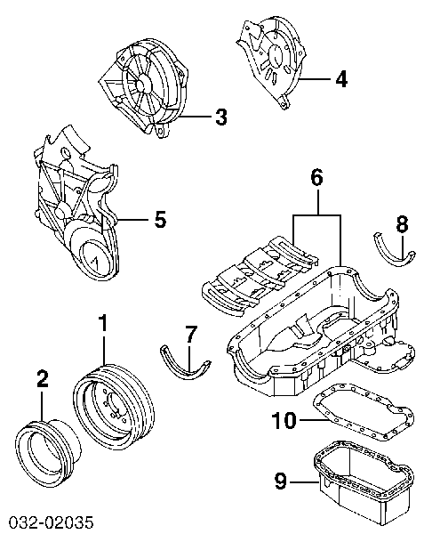 8943242000 Honda junta, cárter de aceite