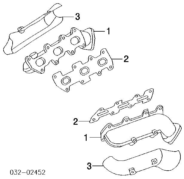 8971487170 Honda junta de colector de escape