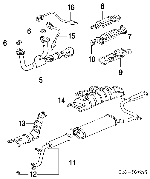 Sonda Lambda 36532P8FA11 Honda