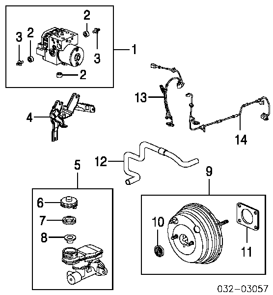 Sensor ABS, rueda trasera izquierda para Honda Civic (EN2, ES9)