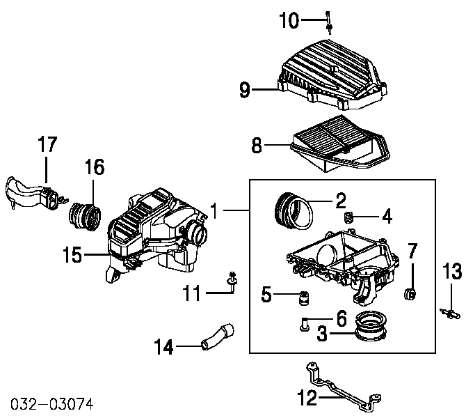 17205PLC000 Honda