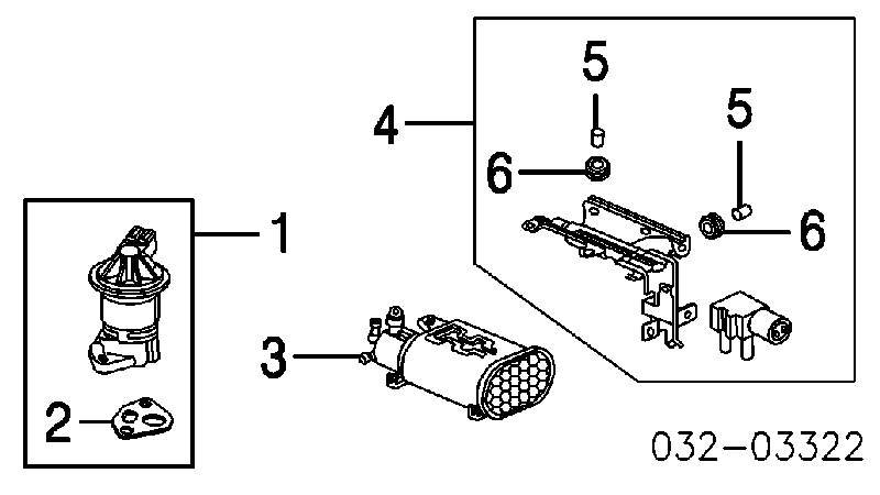 Válvula EGR 18011PLMA01 Honda