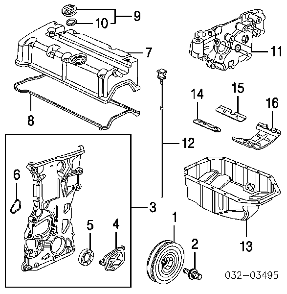 90017PCX003 Honda