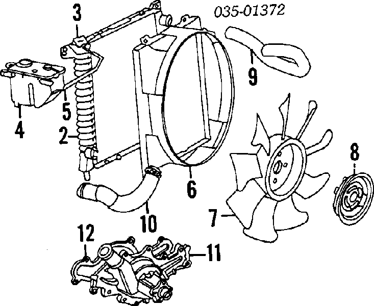 ZZM115205 Mazda tapa de radiador