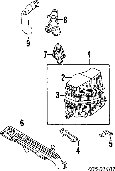 Sensor De Flujo De Aire/Medidor De Flujo (Flujo de Aire Masibo) JE5013210 Mazda