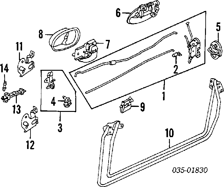 Válvula de puerta de drenaje para Mazda 3 (BK14)