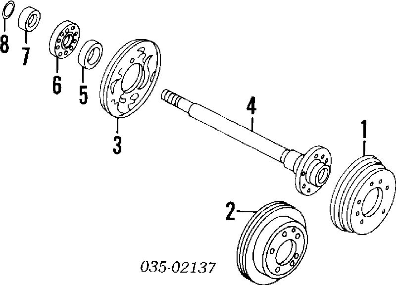 T1194 Musashi anillo reten caja de transmision (salida eje secundario)