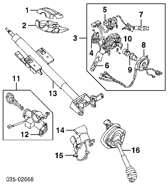 H38066151A Mazda interruptor de encendido / arranque