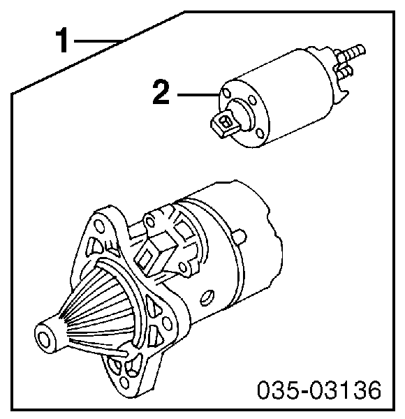 Interruptor magnético, estárter E35618X10 Mazda