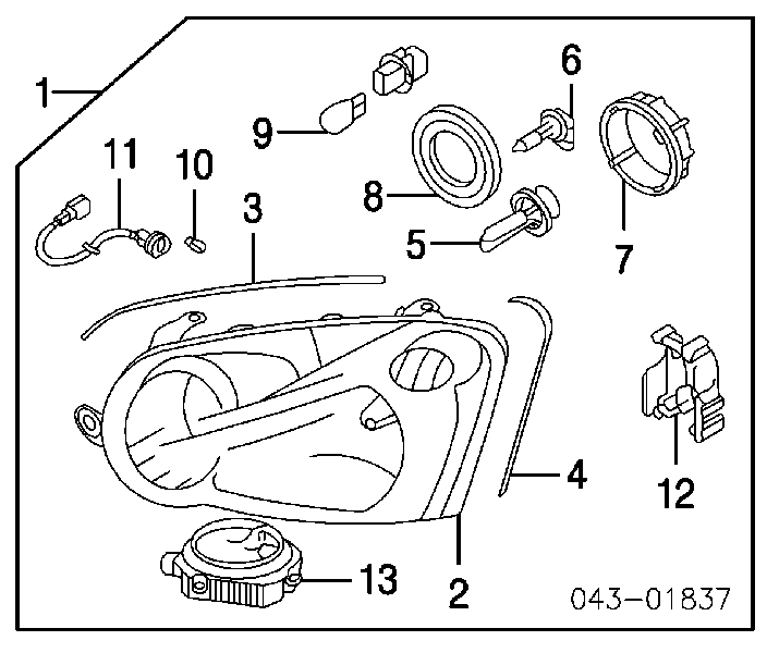 Bombilla de xenón Subaru 84920AE010 precio, desde 36,30 EUR