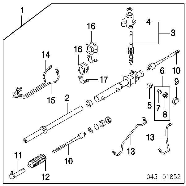 Cremallera de dirección SR50 WAT