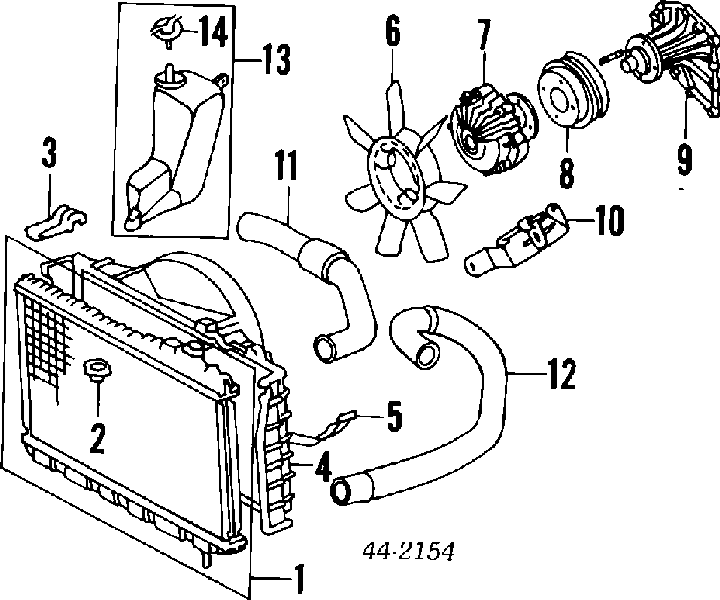 1657142030 Toyota manguera (conducto del sistema de refrigeración)