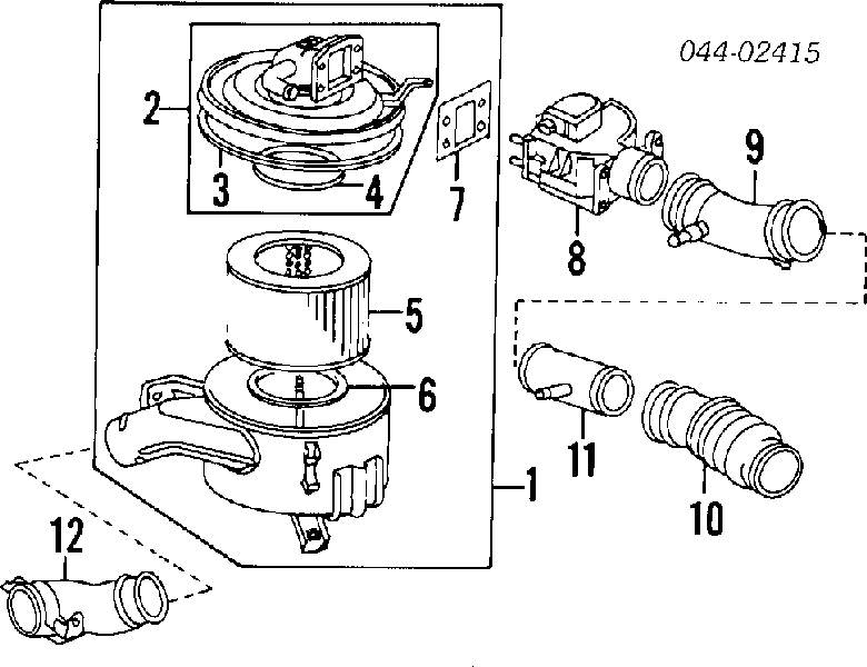 Sensor De Flujo De Aire/Medidor De Flujo (Flujo de Aire Masibo) 2225061010 Toyota