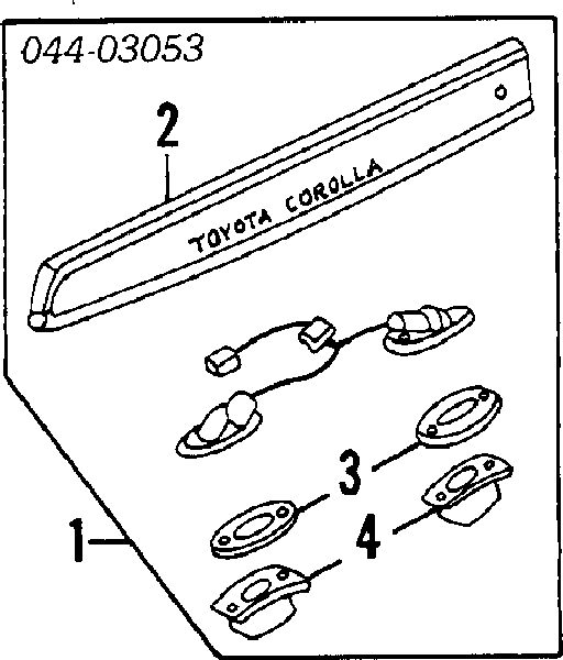 9008081059 Toyota lámpara, luz intermitente