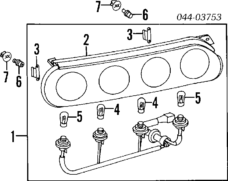 Clips de fijación de parachoques trasero para Toyota Camry (V30)