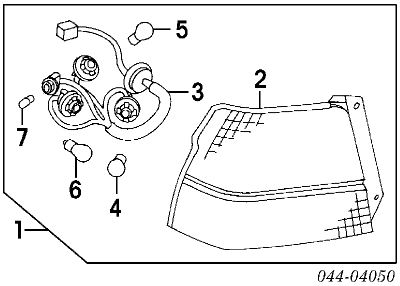 8155016590 Toyota piloto posterior derecho