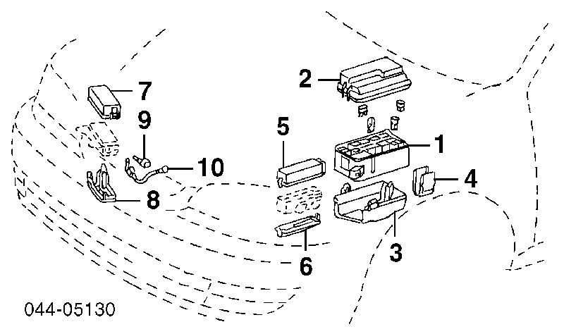 Sensor, temperaura exterior para Toyota Corolla (R10)