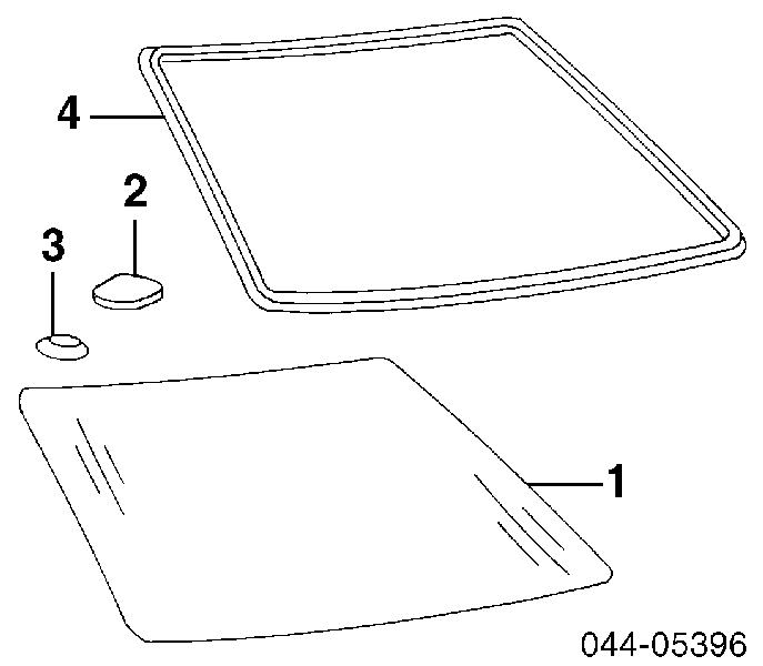 Luneta trasera para Toyota Solara (V3)