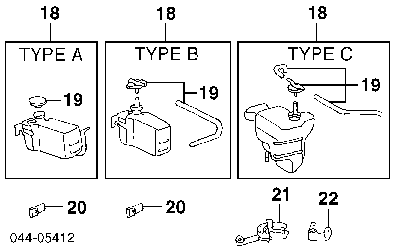 1647103010 Toyota tapón de expansión de refrigerante/anticongelante