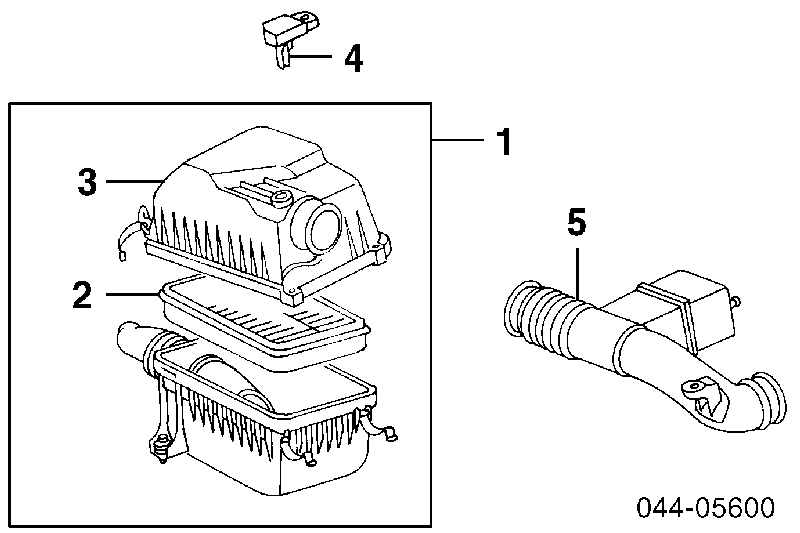 Sensor De Flujo De Aire/Medidor De Flujo (Flujo de Aire Masibo) 222040F010 Toyota