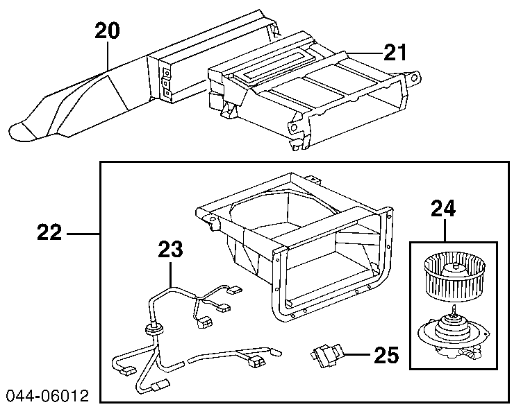 8710395D00 Toyota motor eléctrico, ventilador habitáculo