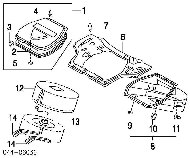 Clips de fijación de pasaruedas de aleta delantera 9046707076 Toyota