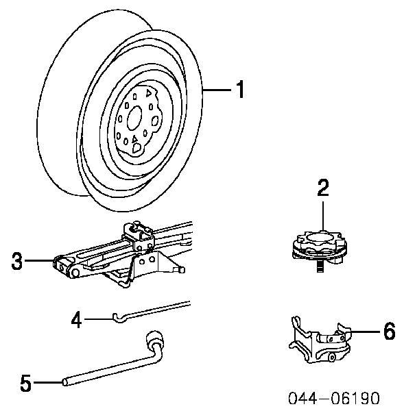 Globo de llave inglesa (cara) 090331C100 Toyota