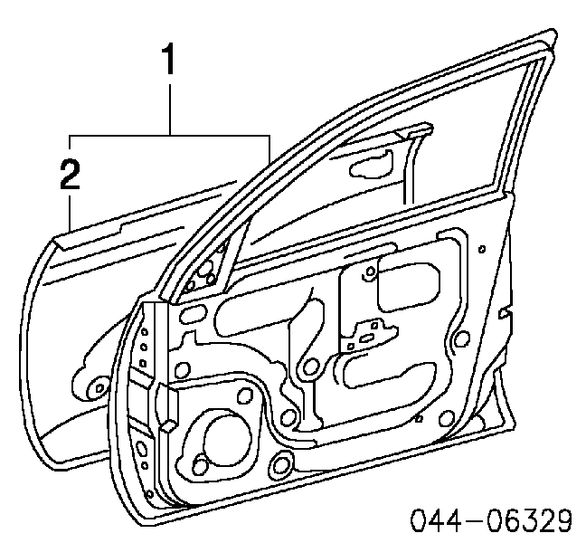 6711142040 Toyota Puerta delantera derecha