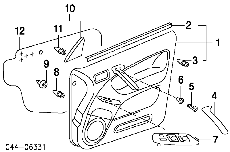 9046709177 Toyota clips de fijación de pasaruedas de aleta delantera