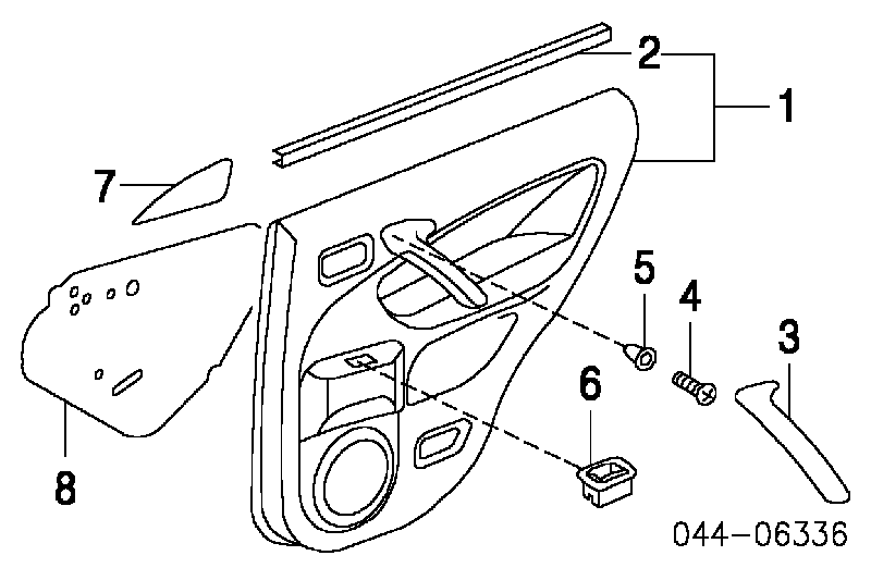 7599642070 Toyota