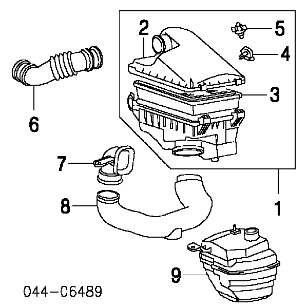 Sensor De Flujo De Aire/Medidor De Flujo (Flujo de Aire Masibo) 222040D010 Toyota/Lexus