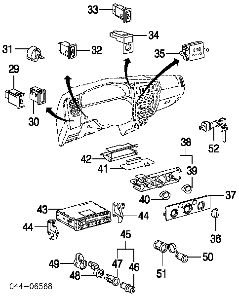 Encendedor de coche para Toyota Yaris (P10)