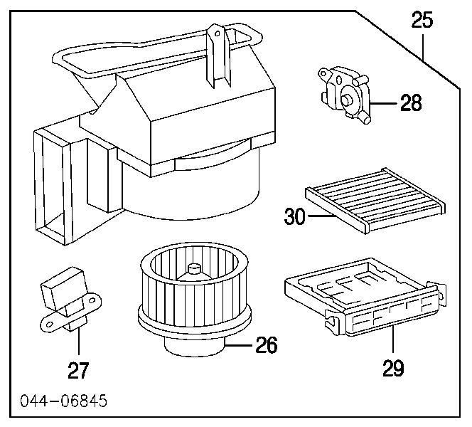 Resitencia, ventilador habitáculo para Toyota FORTUNER (N5, N6)