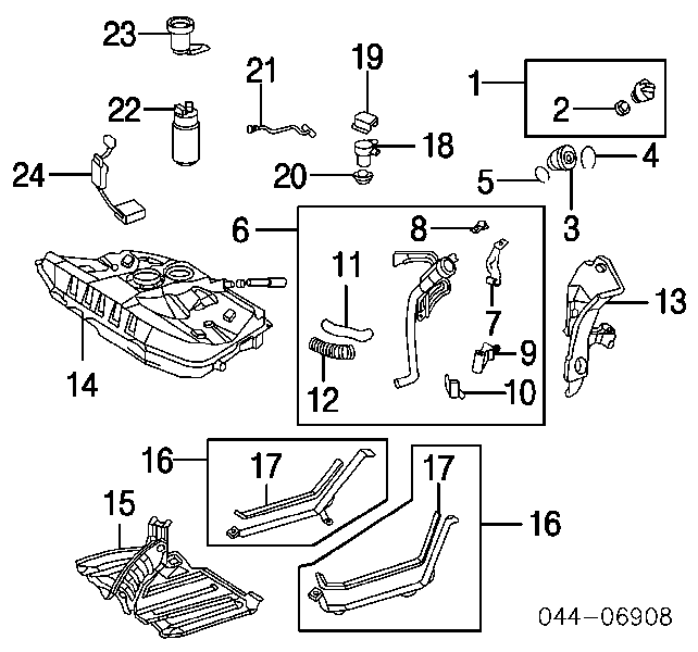 Comprar 2330023040 Toyota Filtro diesel