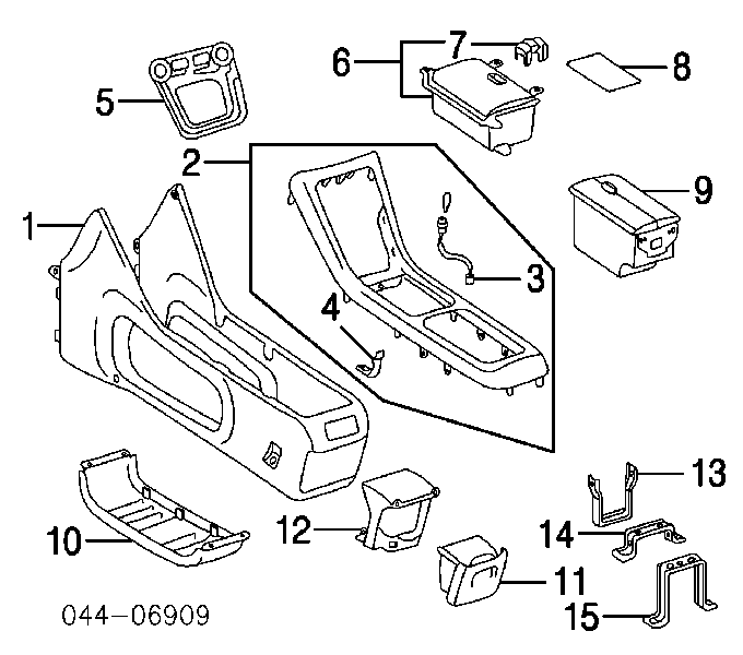 Lámpara, luz interior/cabina para Toyota Hilux (KUN25)