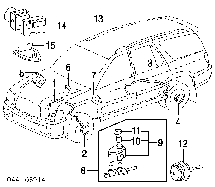 892450C010 Toyota sensor ángulo dirección