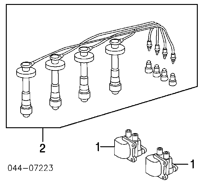 Bobina de encendido 3340083E10 Suzuki