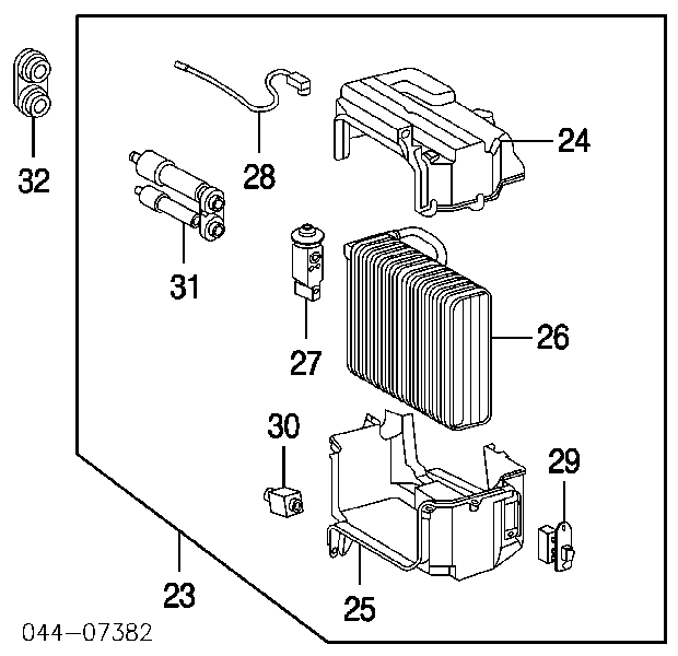 885150C020 Toyota válvula de expansión, aire acondicionado