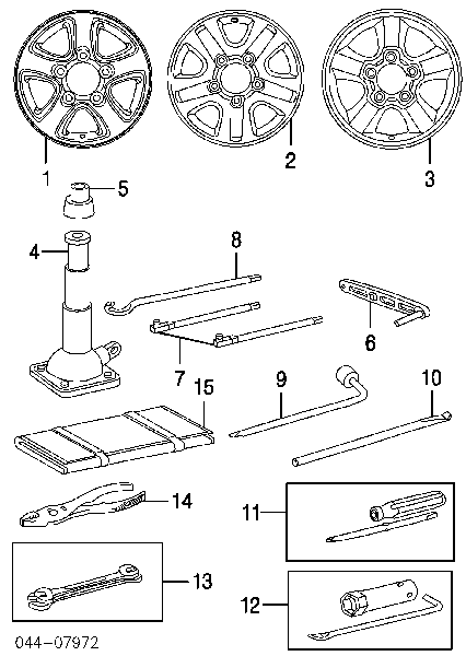 915574010 Toyota llave de vela