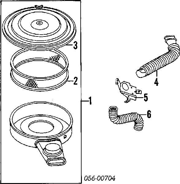 8250409290 Isuzu filtro de aire