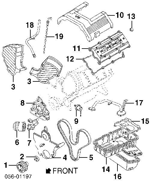 8941332075 Honda tapa de tubo de llenado de aceite