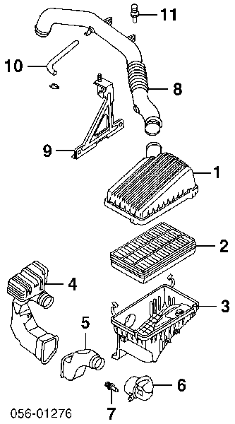 8121602440 Isuzu sensor, temperatura del aire de admisión