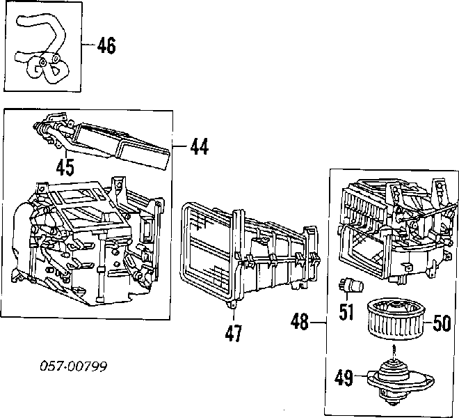 Radiador de calefacción para Mitsubishi Galant (E3A)