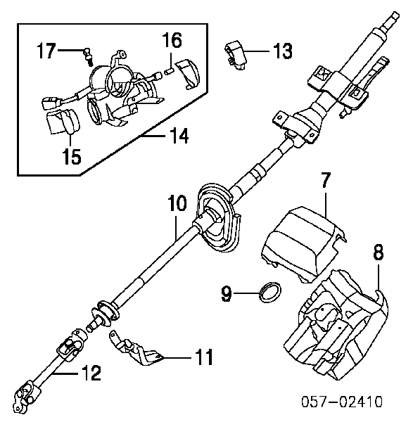 Conmutador de arranque MR493162 Mitsubishi