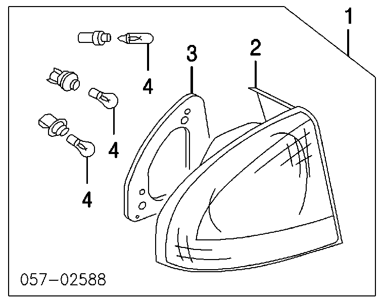 MMS820029 Mitsubishi bombilla